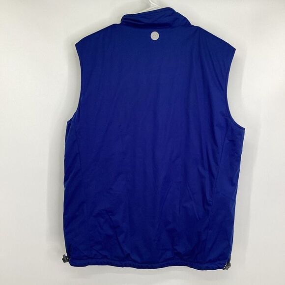 Men's Peter Millar Reversible Golf Vest Royal / black - Medium - Picture 4 of 11